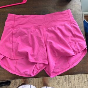 Pink Lululemon Shorts Medium